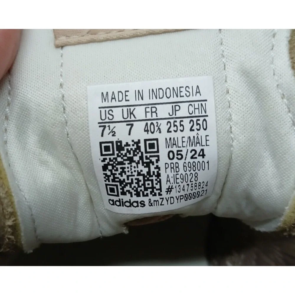 Adidas Men's Mundial Team RS Casual Soccer Shoes IE9028 Magic Beige White Sz 7.5